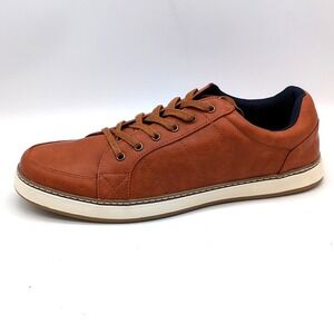 Jonsen Milan Shoes Mens Amy877 Brown 9.5 Leather Sneaker Walking Comfort NEW